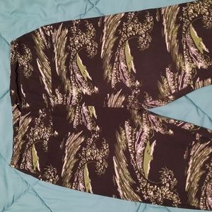 LulaRoe, one size, green/black/white